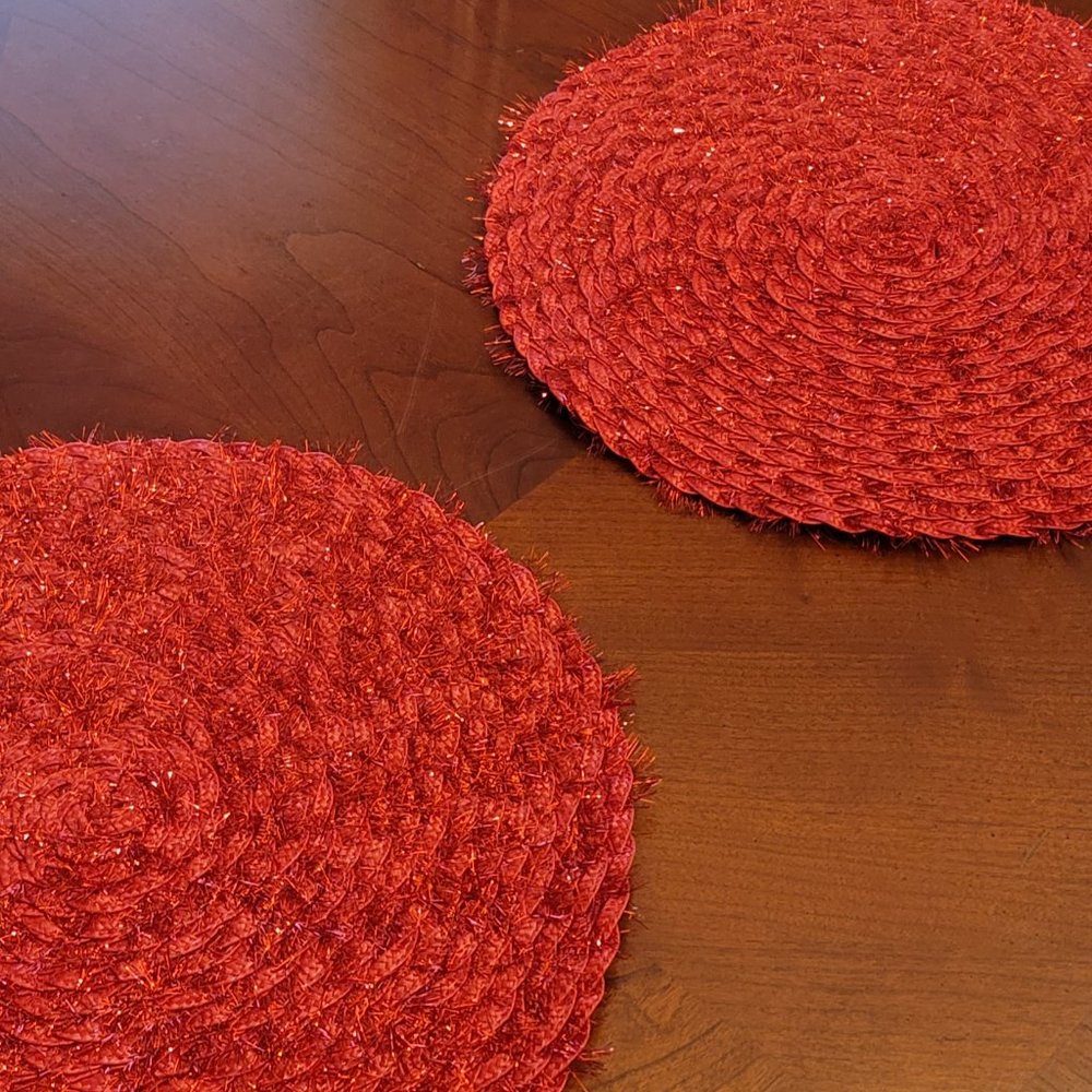 Set of 2 Christmas placemats